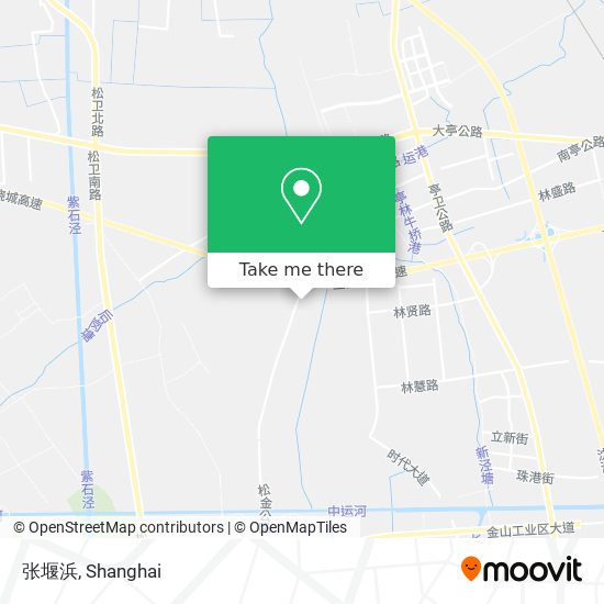 张堰浜 map