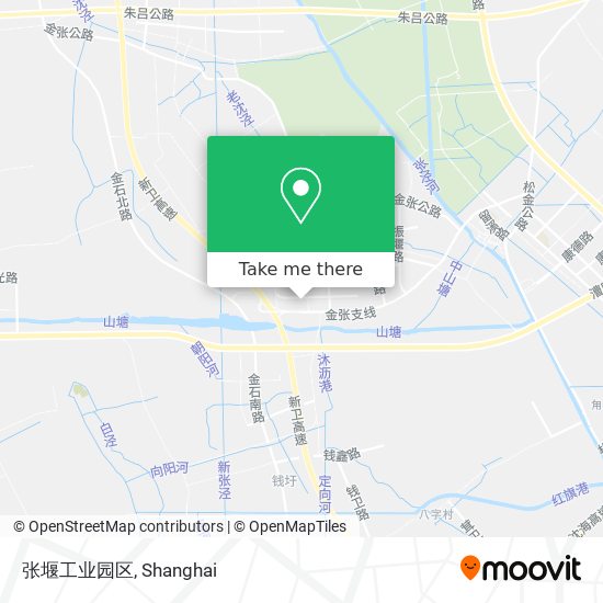 张堰工业园区 map