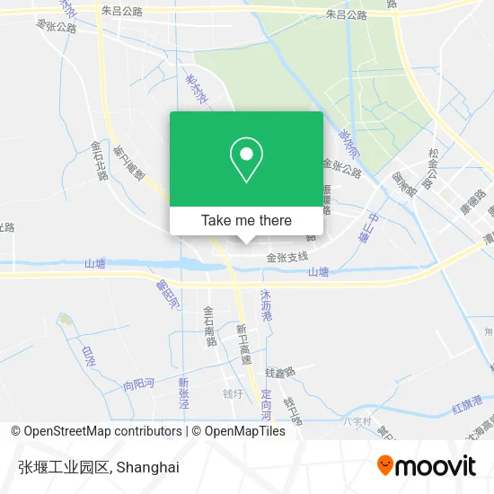 张堰工业园区 map