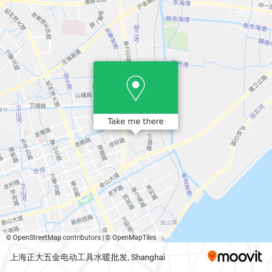 上海正大五金电动工具水暖批发 map