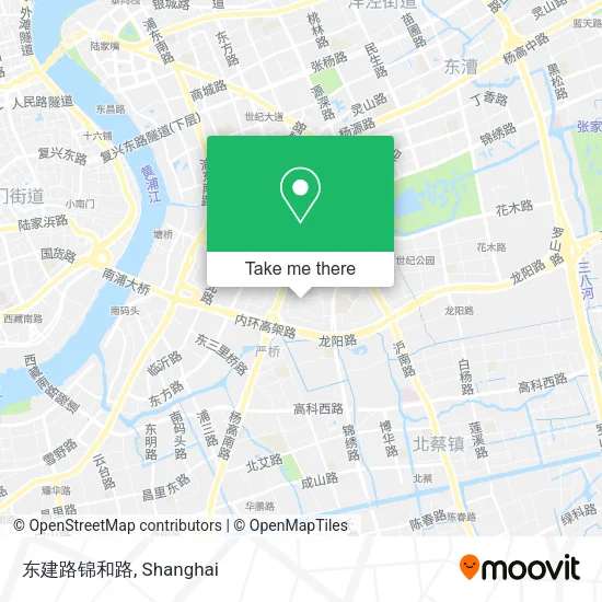 东建路锦和路 map