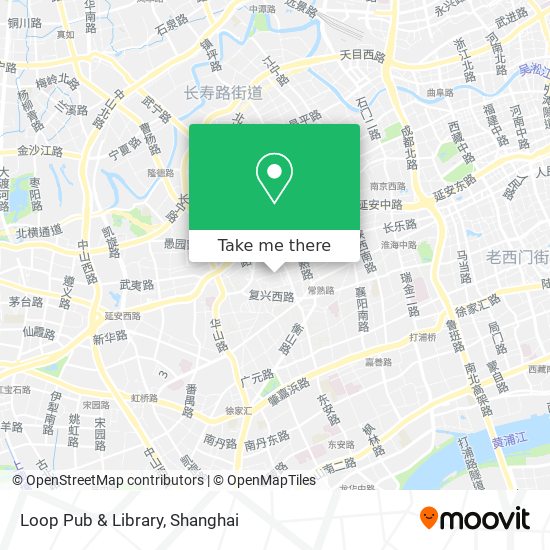 Loop Pub & Library map