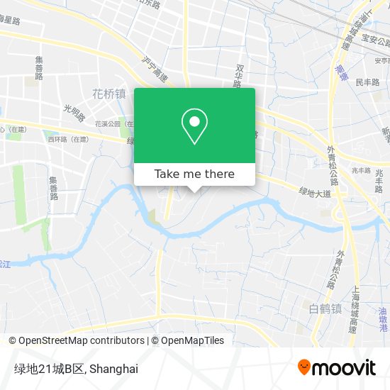 绿地21城B区 map