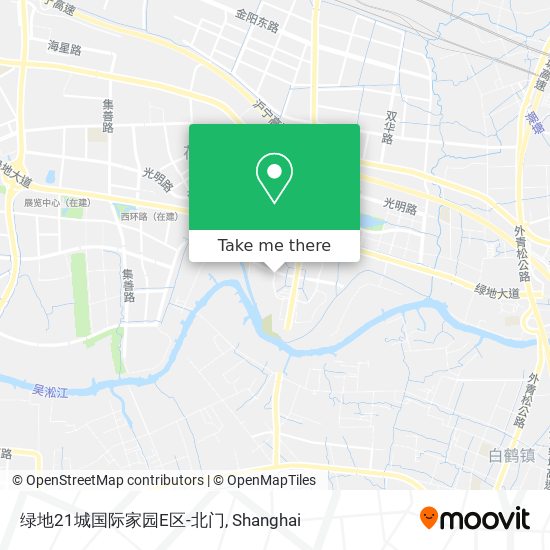 绿地21城国际家园E区-北门 map