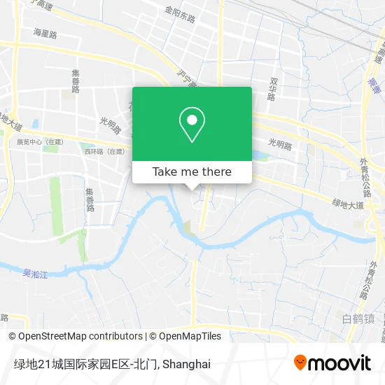 绿地21城国际家园E区-北门 map