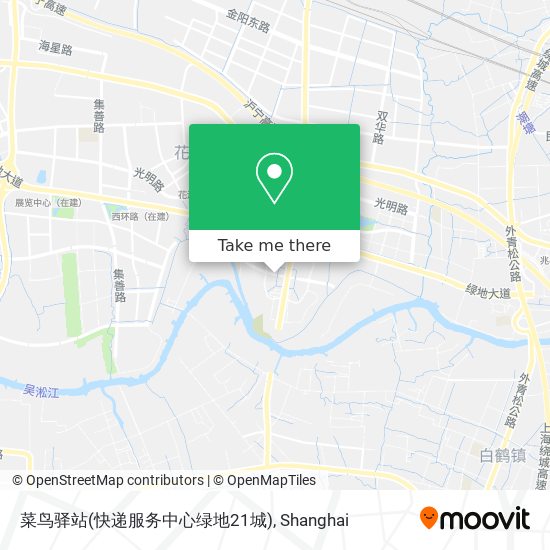 菜鸟驿站(快递服务中心绿地21城) map