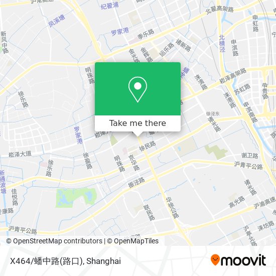 X464/蟠中路(路口) map