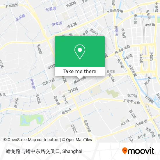 蟠龙路与蟠中东路交叉口 map