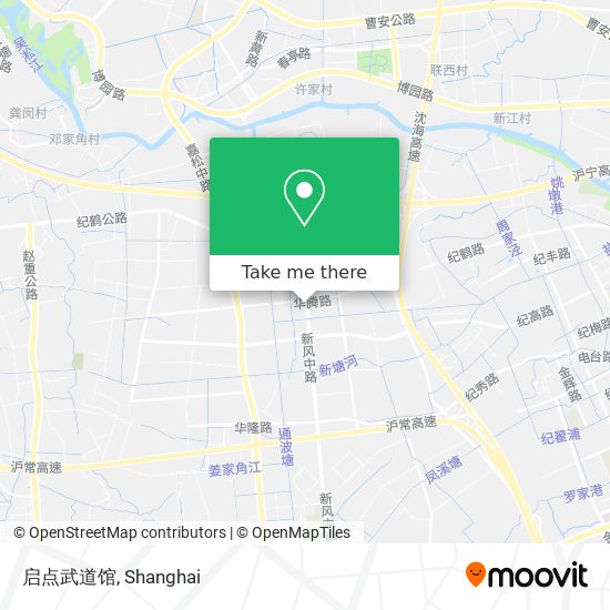 启点武道馆 map