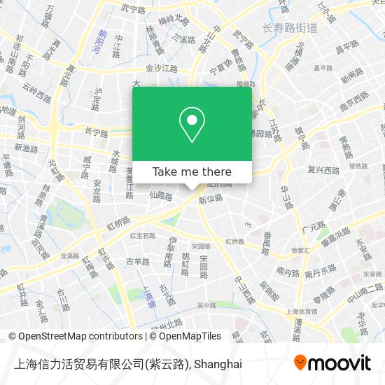 上海信力活贸易有限公司(紫云路) map
