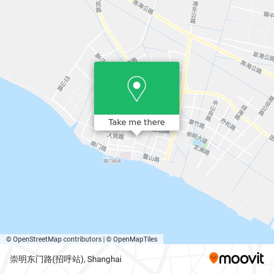 崇明东门路(招呼站) map