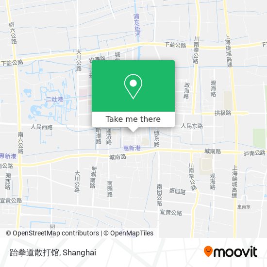 跆拳道散打馆 map