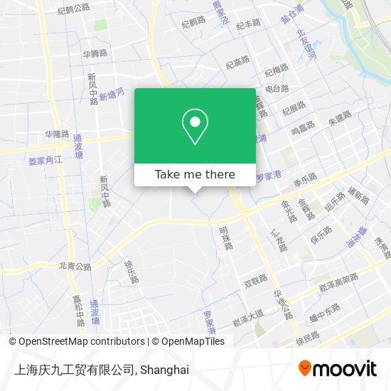 上海庆九工贸有限公司 map