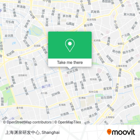 上海渊泉研发中心 map