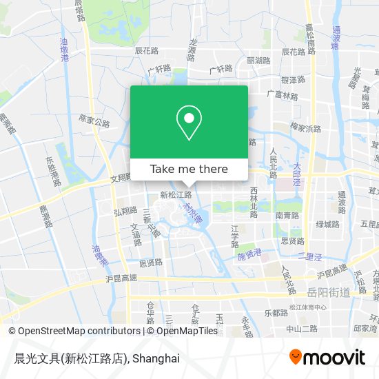 晨光文具(新松江路店) map