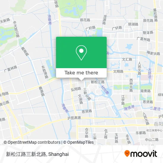 新松江路三新北路 map