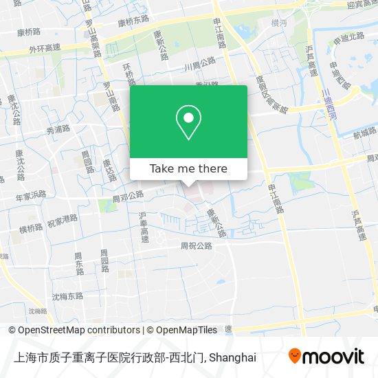 上海市质子重离子医院行政部-西北门 map