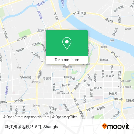 新江湾城地铁站-5口 map