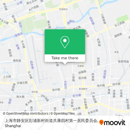 上海市静安区彭浦新村街道共康四村第一居民委员会 map
