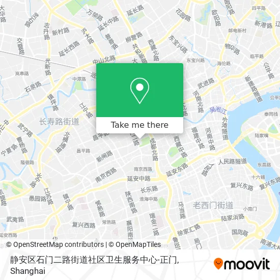 静安区石门二路街道社区卫生服务中心-正门 map