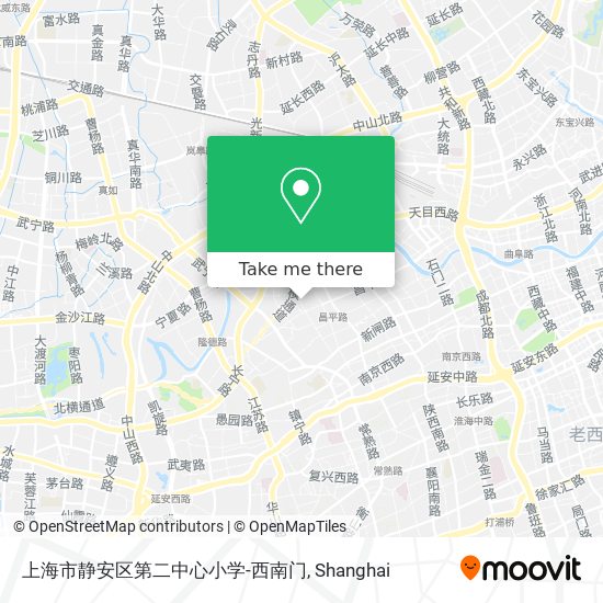 上海市静安区第二中心小学-西南门 map