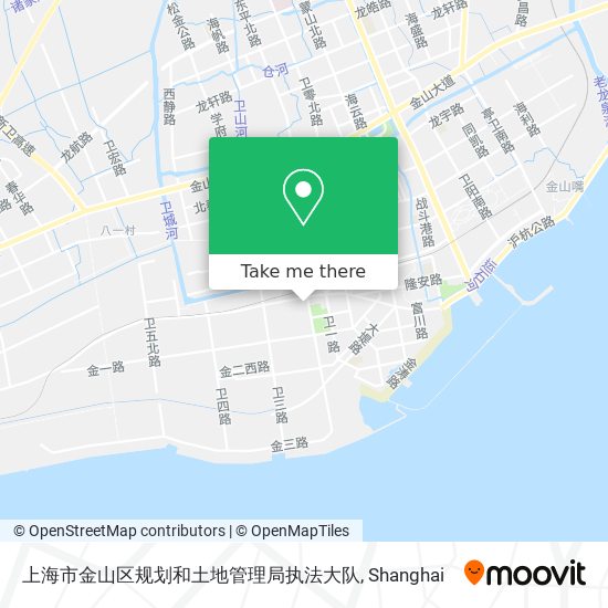 上海市金山区规划和土地管理局执法大队 map