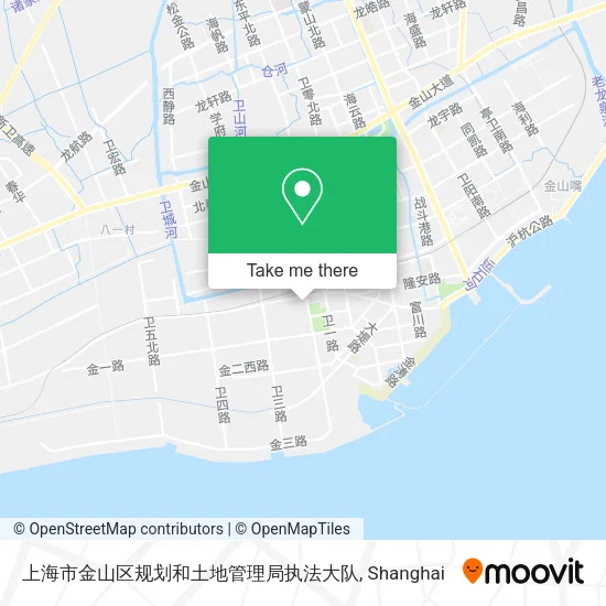 上海市金山区规划和土地管理局执法大队 map