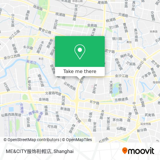 ME&CITY服饰鞋帽店 map