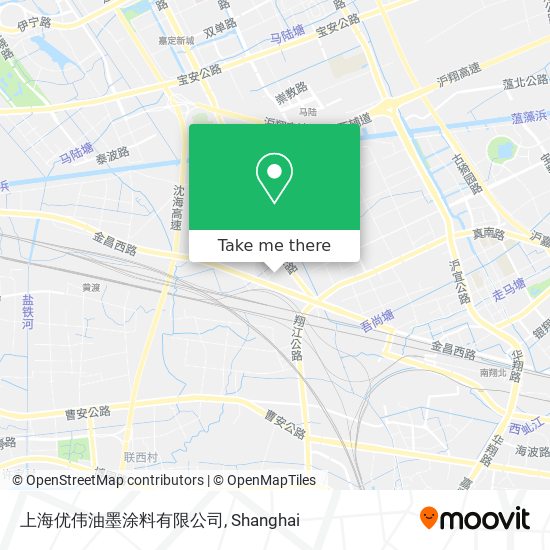 上海优伟油墨涂料有限公司 map