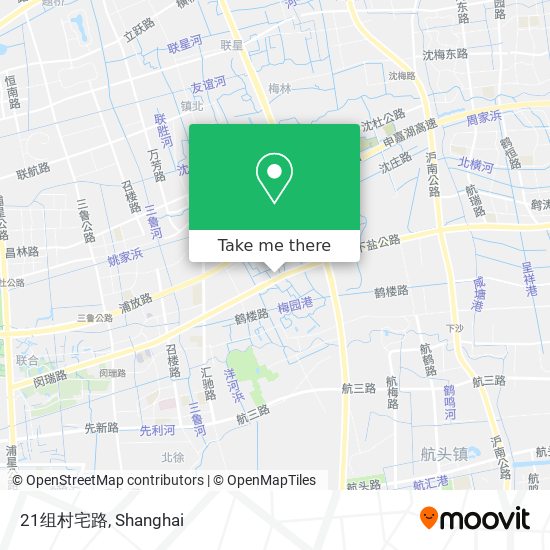 21组村宅路 map