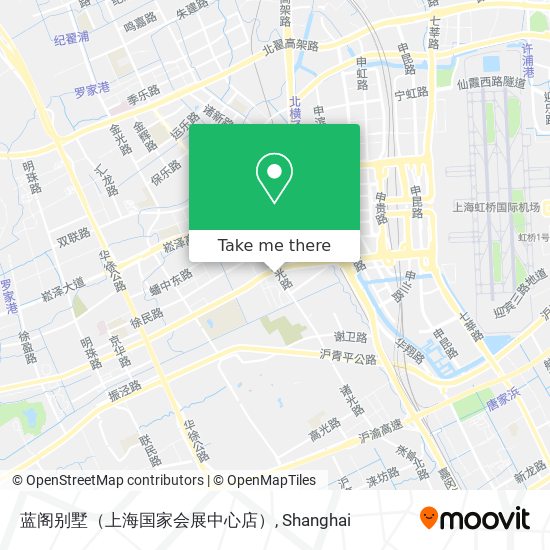 蓝阁别墅（上海国家会展中心店） map