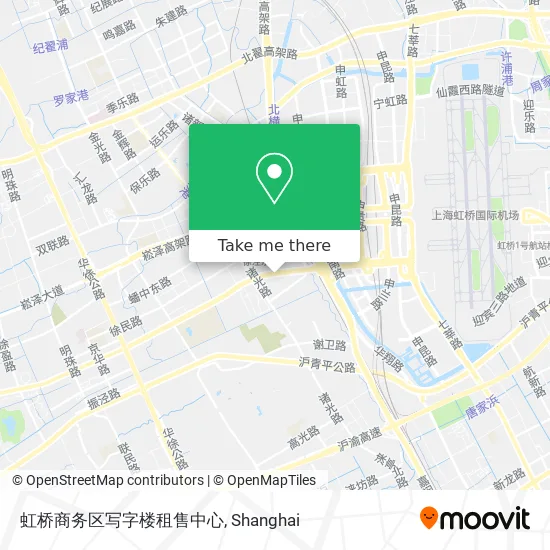 虹桥商务区写字楼租售中心 map