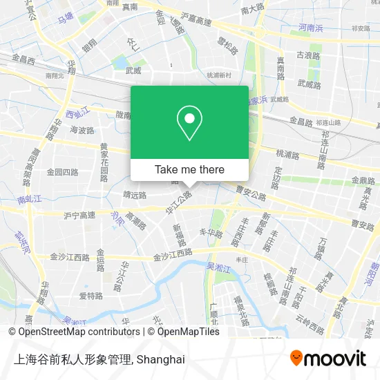上海谷前私人形象管理 map