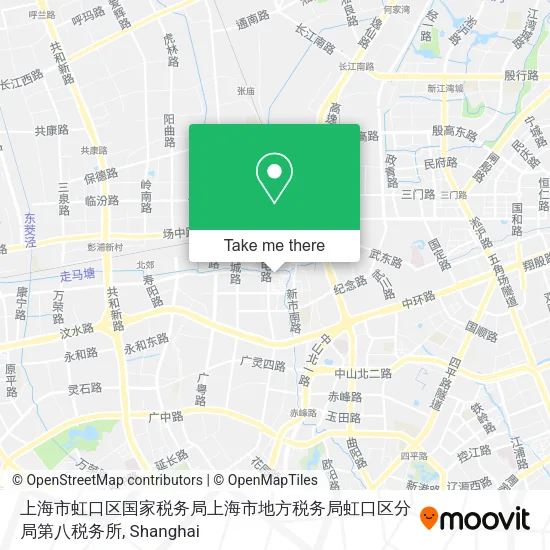 上海市虹口区国家税务局上海市地方税务局虹口区分局第八税务所 map