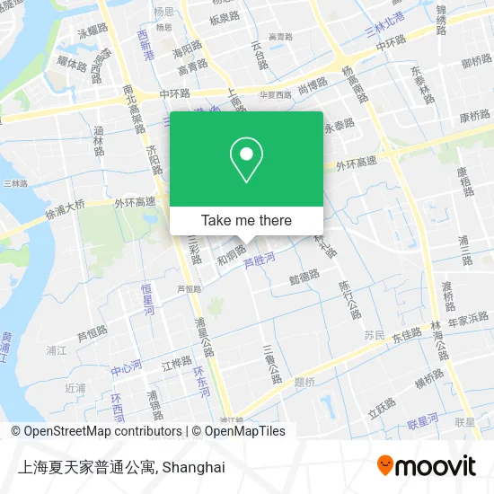 上海夏天家普通公寓 map