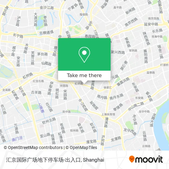 汇京国际广场地下停车场-出入口 map