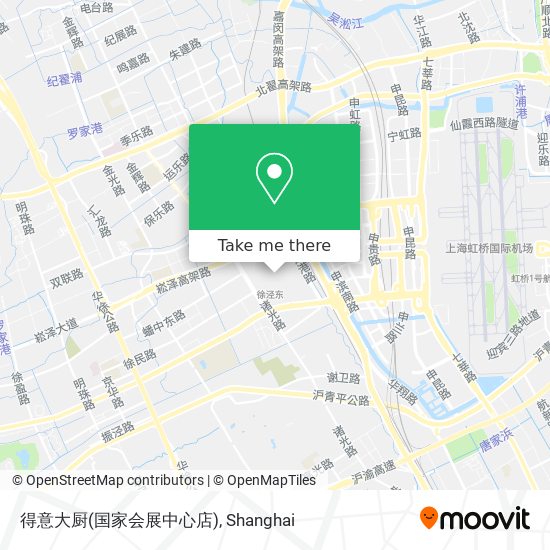 得意大厨(国家会展中心店) map