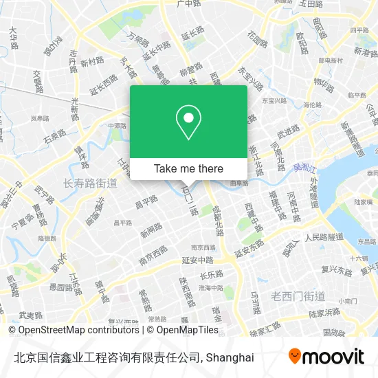 北京国信鑫业工程咨询有限责任公司 map