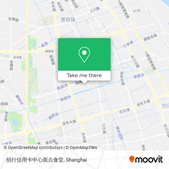 招行信用卡中心面点食堂 map