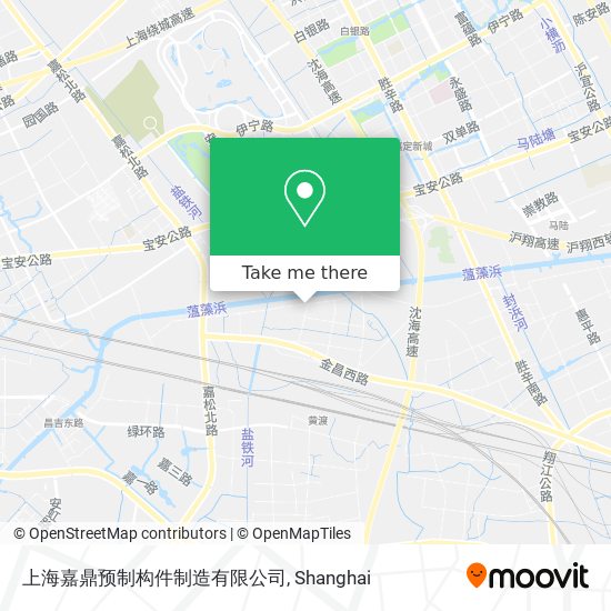 上海嘉鼎预制构件制造有限公司 map
