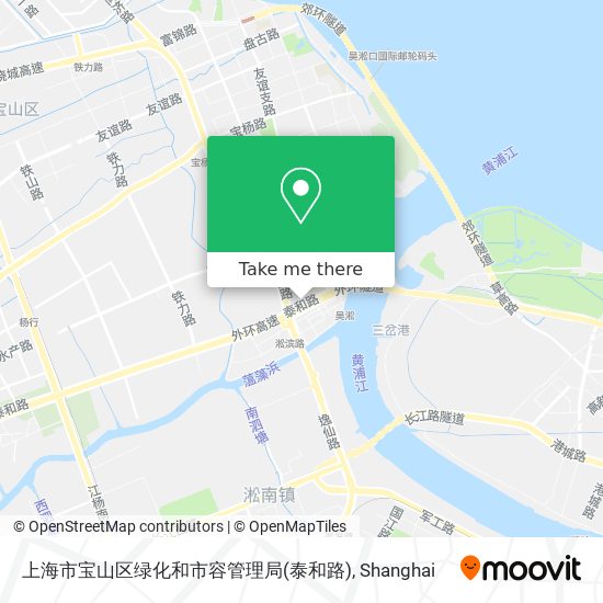 上海市宝山区绿化和市容管理局(泰和路) map