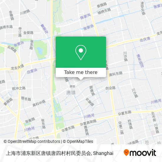 上海市浦东新区唐镇唐四村村民委员会 map