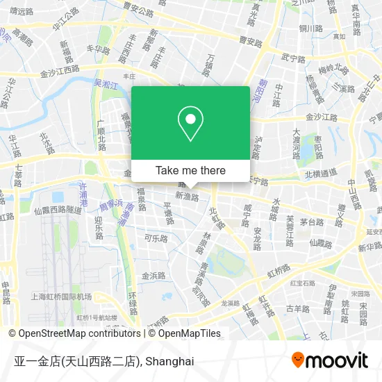 亚一金店(天山西路二店) map