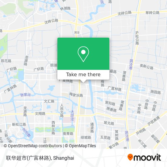 联华超市(广富林路) map