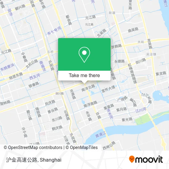 沪金高速公路 map