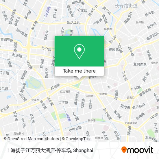 上海扬子江万丽大酒店-停车场 map