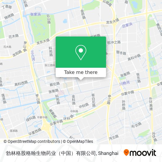 勃林格股格翰生物药业（中国）有限公司 map