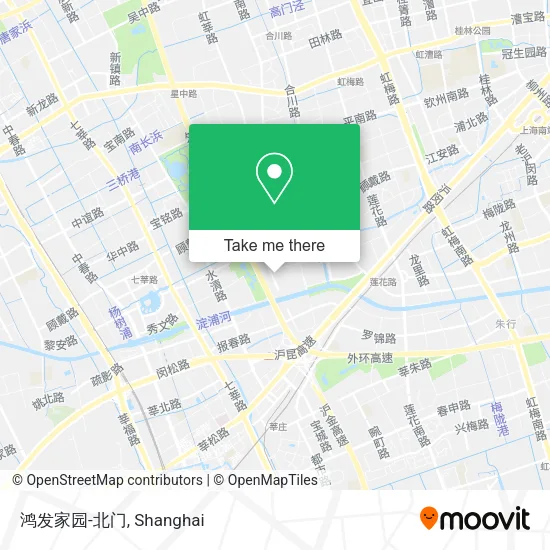 鸿发家园-北门 map