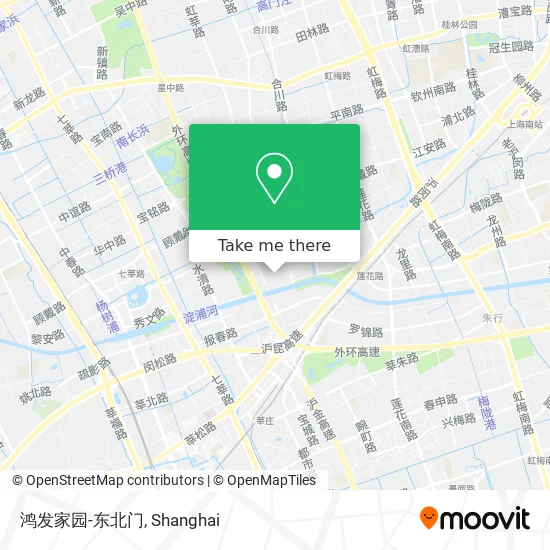 鸿发家园-东北门 map