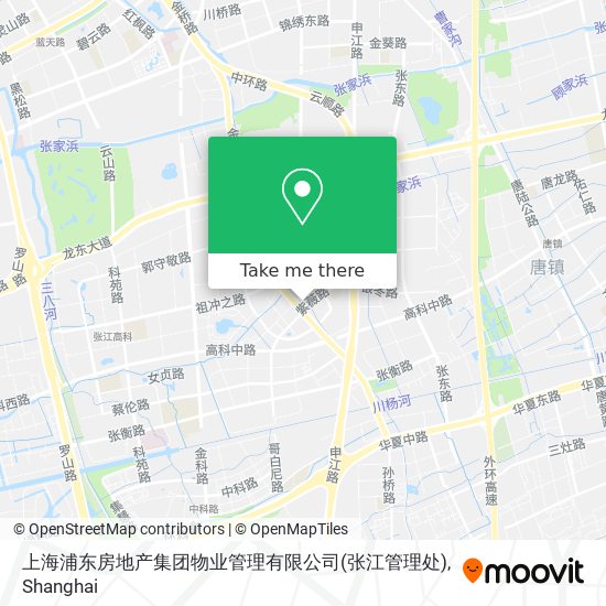 上海浦东房地产集团物业管理有限公司(张江管理处) map